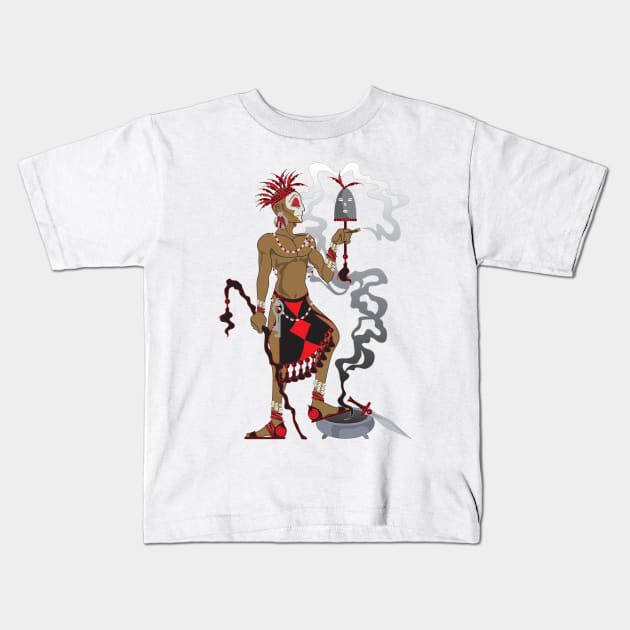 Eleggua Kids T-Shirt by The Cuban Witch